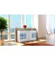 Meuble Buffet Vitré Blanc Moderne