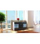 Meuble Buffet Vitré Blanc Moderne