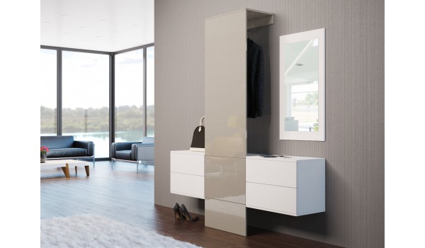 Vestiaire Rangement Mural Design