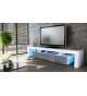Meuble TV Design Laqué Blanc