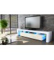 Meuble TV Design Laqué Blanc