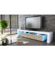 Meuble TV Design Laqué Blanc