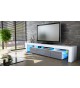 Meuble TV Design Laqué Blanc
