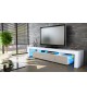 Meuble TV Design Laqué Blanc