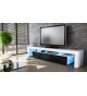 Meuble TV Design Laqué Blanc