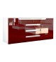 Buffet blanc 139 cm 2 portes 4 tiroirs