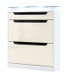 Meuble Range-Chaussures Blanc 2 portes 1 tiroir
