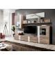 Meuble de Salon TV en Bois Chêne Truffier