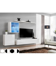 Meuble TV Mural Design Laqué