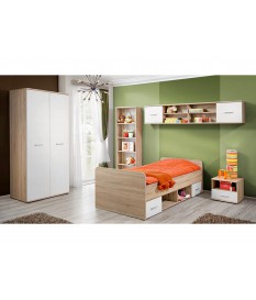 Chambre à Coucher Enfant Bois & Blanc