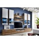 Ensemble TV Laqué & Noyer 3m