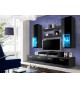Meuble TV Design Noir Laqué