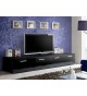 Meuble TV Bas 2m Noir