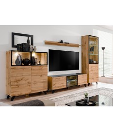 Ensemble TV en Bois Moderne pas cher