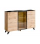 Grand Buffet Moderne en Bois Scandinave