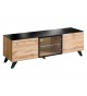 Meuble TV Bas en Bois Scandinave