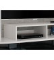 Ensemble de Meuble TV Design Blanc et Noir Laqué