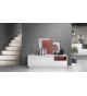 Meuble TV Design Blanc Brillant