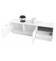 Meuble TV Design Blanc Brillant