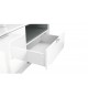 Meuble TV Design Blanc Brillant