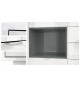 Meuble Buffet Haut Blanc Brillant 6 portes