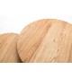 Petites Tables Basses en Bois Rondes