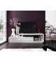 Meuble TV Laqué Design Blanc ou Blanc Gris