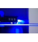 Meuble TV Blanc Laqué Design Led bleu