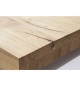 Commode a Tiroirs Laqué Blanche & Bois Chêne Massif