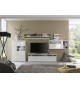 Meuble TV Design Lumineux Blanc Laqué