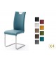 Lot de 4 Chaises de Repas Design