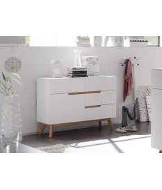 Commode de Salon Scandinave Blanche
