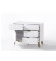 Commode de Salon Scandinave Blanche