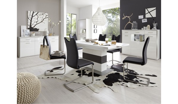 table de repas design blanche