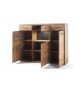Buffet Haut contemporain en bois Chêne Massif