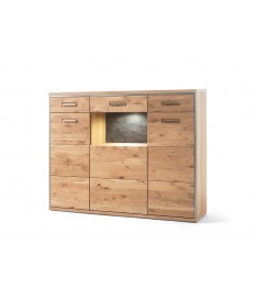Buffet Haut contemporain en bois Chêne Massif
