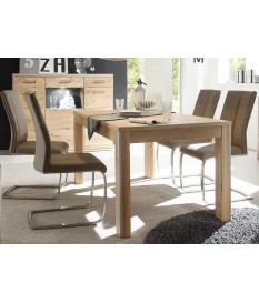 Table de Repas Contemporaine en bois Chêne Massif