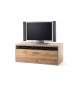 Ensemble TV Contemporain en Bois Chêne Massif