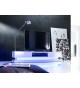 Meuble TV LED Laqué Blanc Design