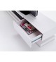 Meuble TV LED Laqué Blanc Design