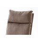 Chaise Tissu Gris ou Marron Clair avec Poignée