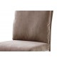 Chaise Tissu Gris ou Marron Clair avec Poignée