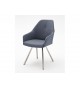 Chaises avec Accoudoirs Simili cuir Pied Inox