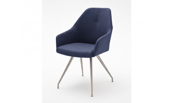 Chaises Design avec Accoudoirs Pied Inox