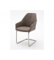 Chaises Enveloppantes avec Accoudoirs Pied Inox
