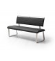 Banc avec Dossier en Cuir Simili Moderne
