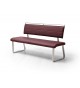 Banc avec Dossier en Cuir Simili Moderne