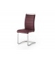 Chaise Simili Cuir avec Poignée en Métal