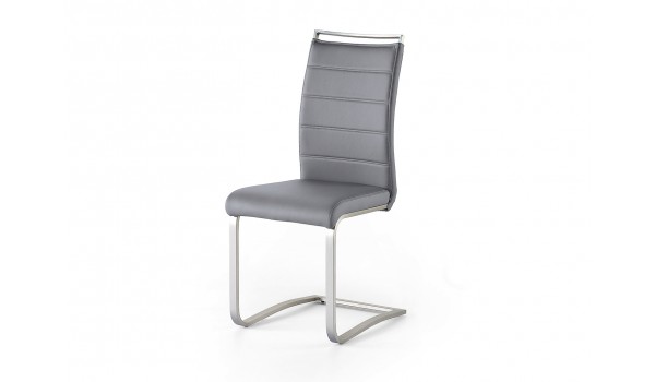 Chaise Simili Cuir avec Poignée en Métal