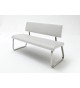 Banc avec Dossier en Cuir Simili Design